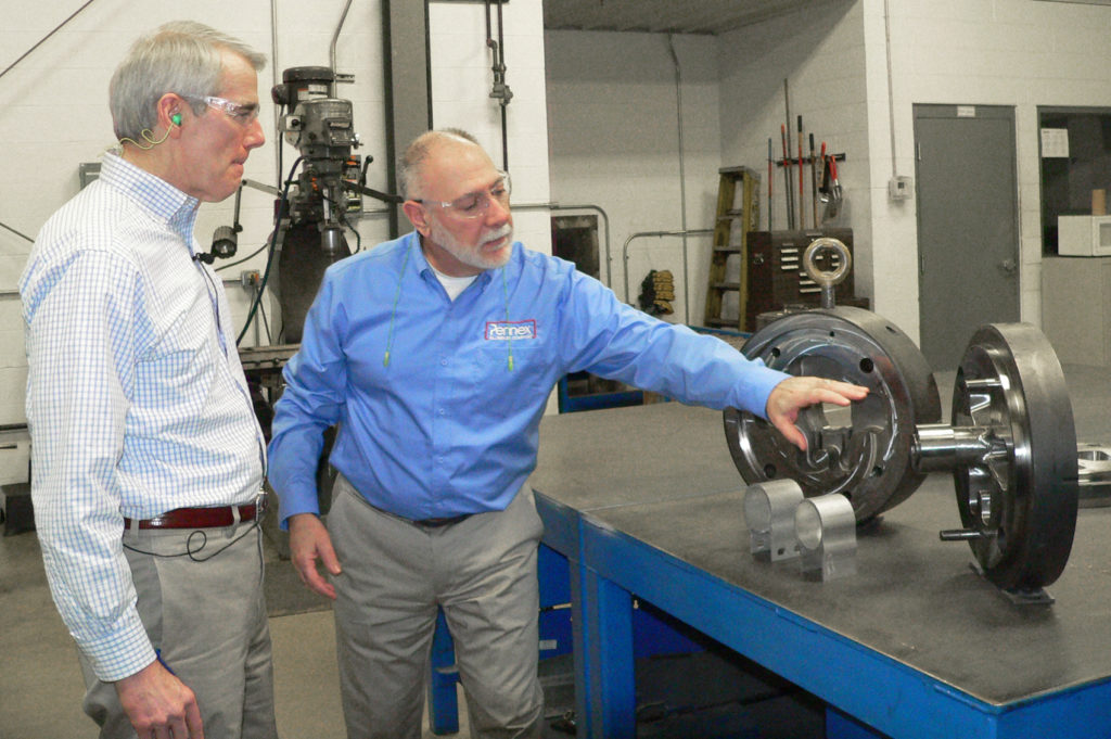 Sen. Portman tours Pennex plant in Leetonia News, Sports, Jobs